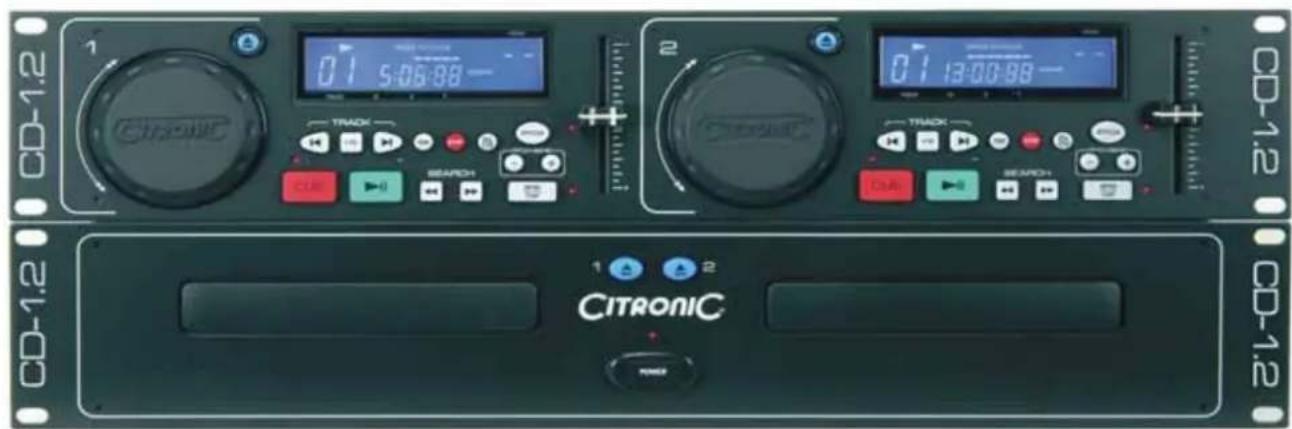 Citronic CD1.2 - DUAL CD-PLAYER - 1