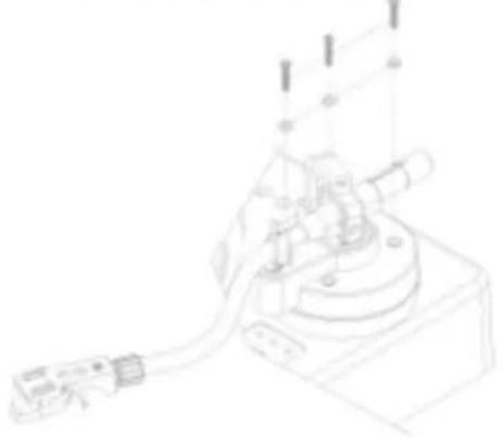 US Blaster USB 7329 - ADJUSTMENT OF THE TONEARM BASE HEIGHT - 1