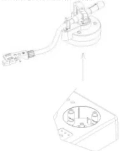 US Blaster USB 7329 - ADJUSTMENT OF THE TONEARM BASE HEIGHT - 2