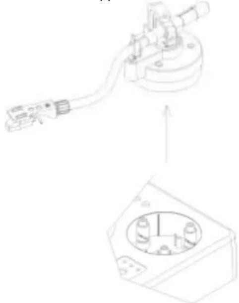 US Blaster USB 7329 - Réglage de la hauteur support du BRAS de lecture - 2
