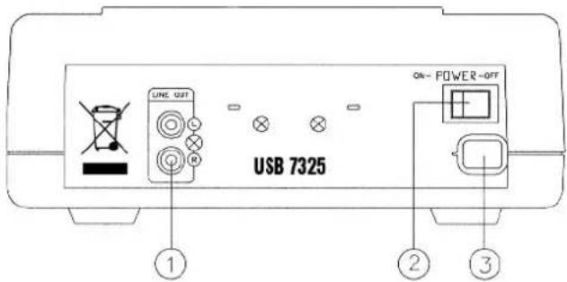US Blaster USB 7325 - AC POWER CORD - 1