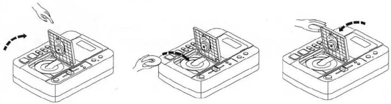 US Blaster USB 7325 - Chargement et éjection d'un CD - 1