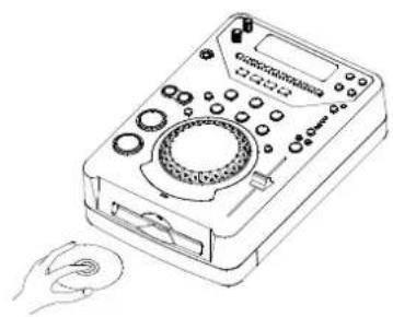 US Blaster USB 7327 - Loading and ejecting the disc - 1