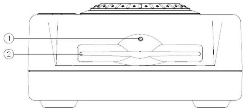 US Blaster USB 7327 - DESCRIPTION OF THE FUNCTIONS Front View - 1