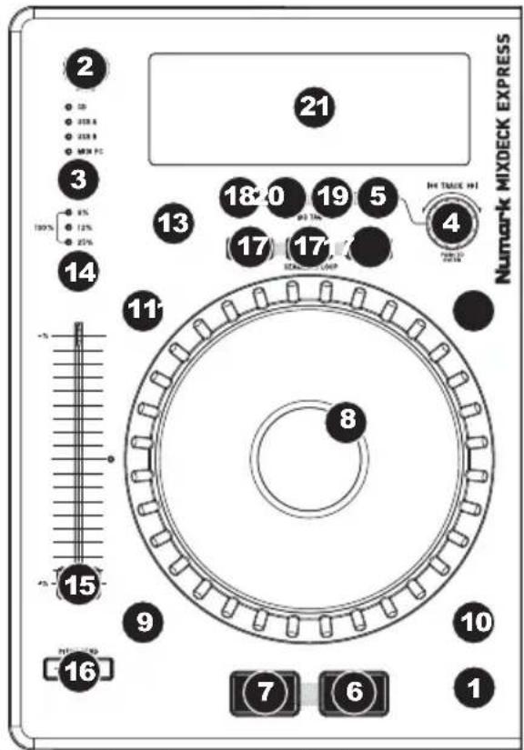 NUMARK Mixdeck Express - CD-spieler - 1