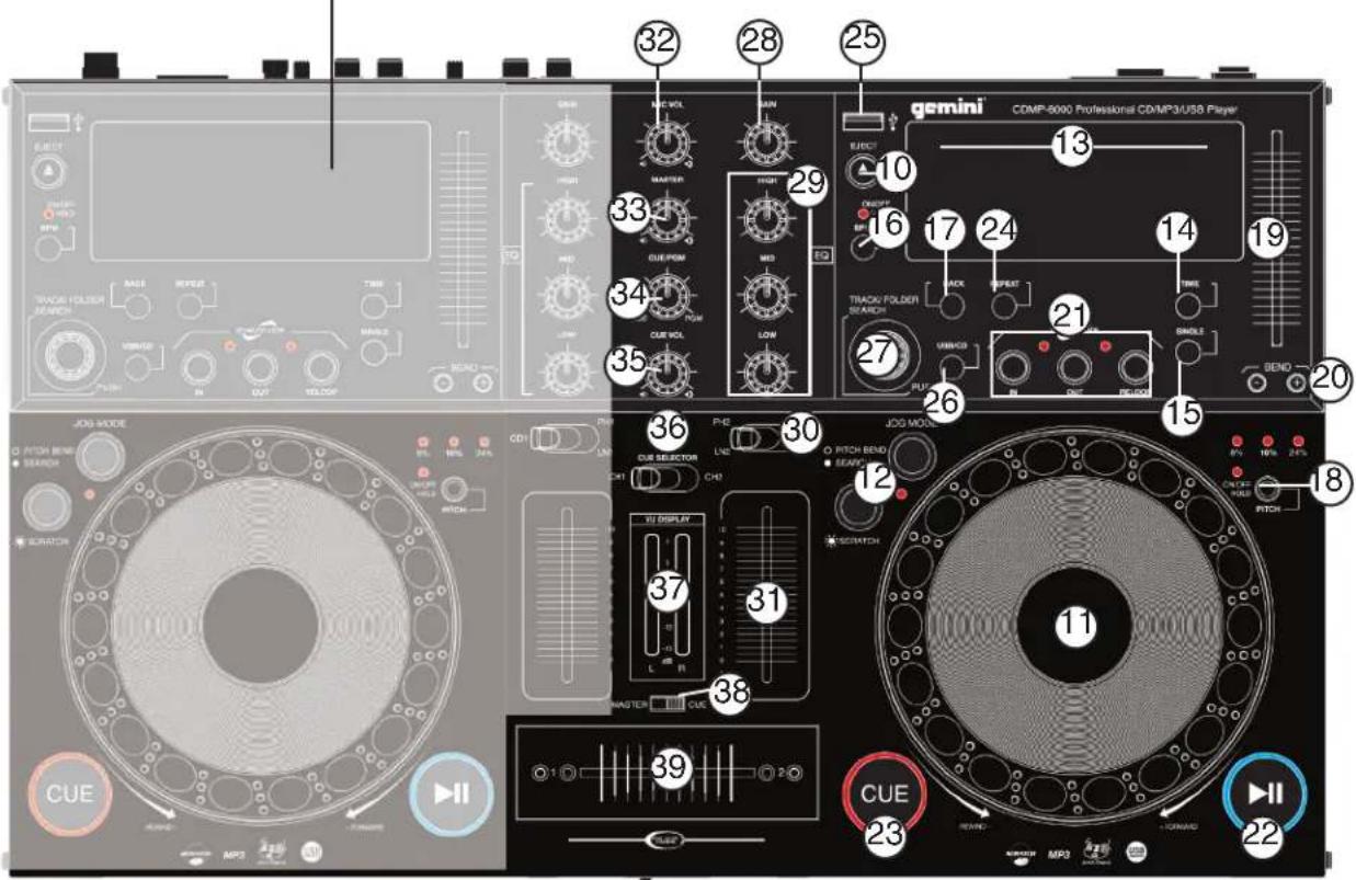 GEMINI CDMP6000 - TOP - 1
