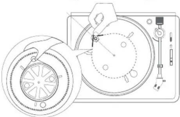 SILVERCREST KH 2431 - Fitting the turntable - 1