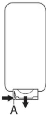 SILVERCREST KH 2431 - Batterie der Fernbedienung wechseln - 1