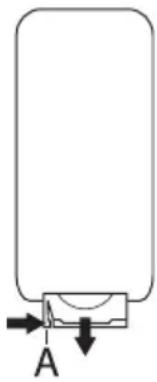 SILVERCREST KH 2431 - Changer la pile de la télécommande - 1