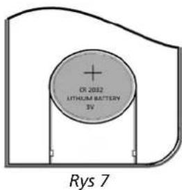 CR 2032 LITHIUM BATTERY 5V Rys 7