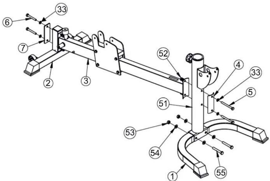 Maxxus Multipresse 9.1 - Etape d'assemblage 1 - 1