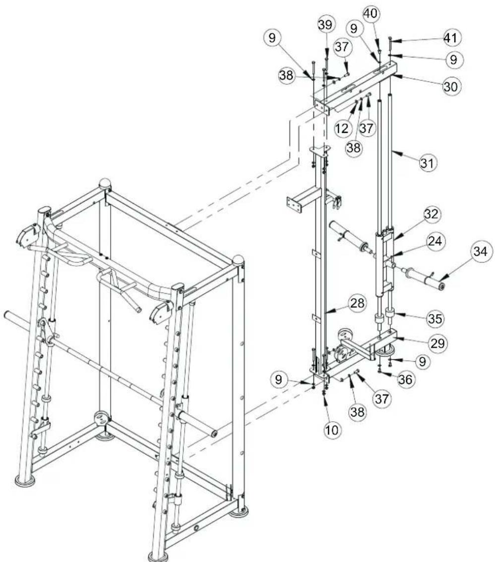 Maxxus Multipresse 9.1 - Etape d'assemblage 3 - 1