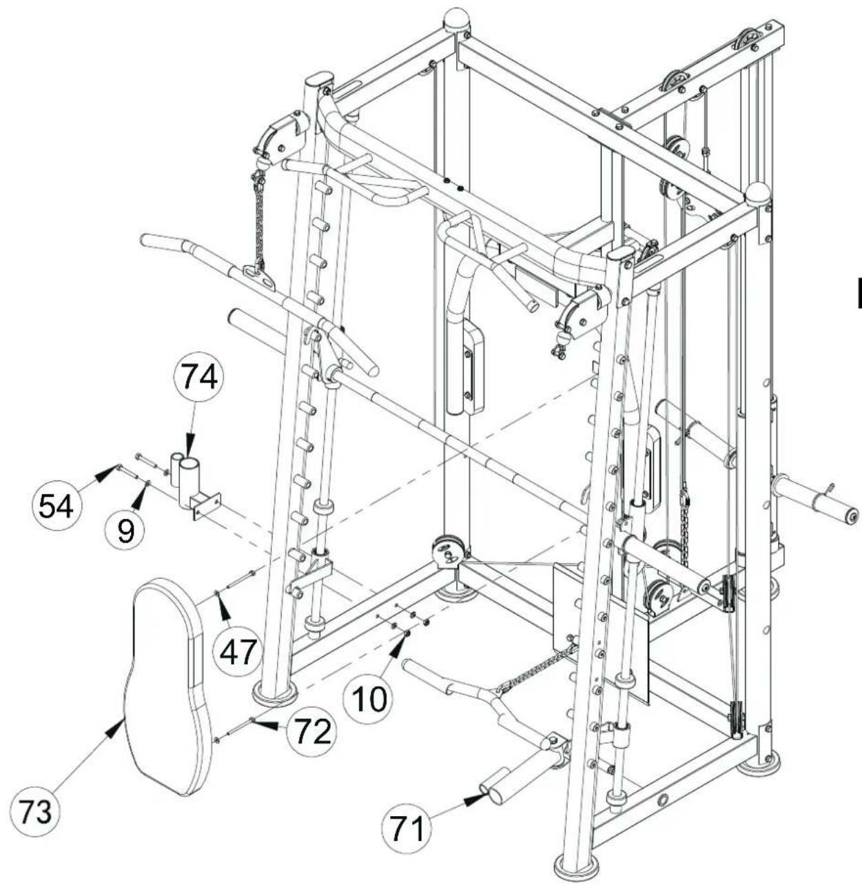 Maxxus Multipresse 9.1 - Etape d'assemblage 9 - 1