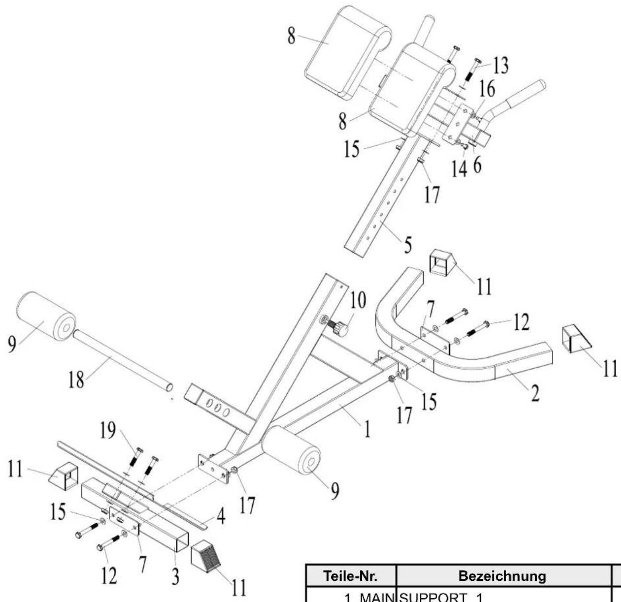 Maxxus Hyperextension - Trainingsdokumentation - 1