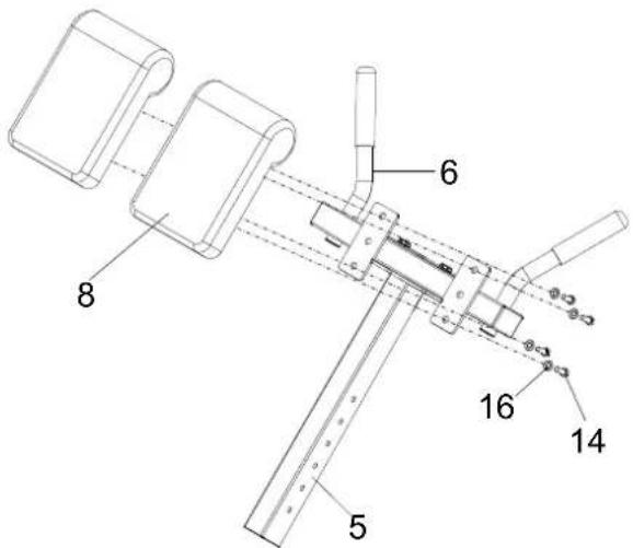 Maxxus Hyperextension - Assemblage - étape 7 : - 1