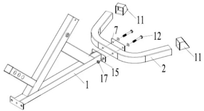 Maxxus Hyperextension - Assembly Step 1: - 1
