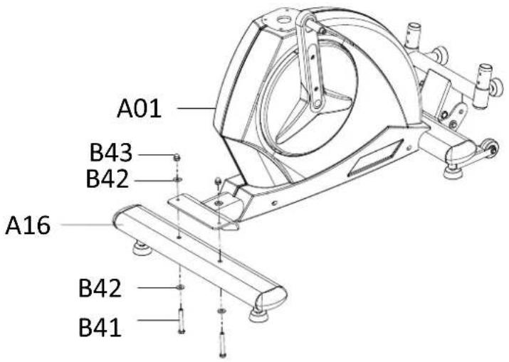 Maxxus CX 4.3F Crosstrainer - Etape 1 : Assemblage des capuchons - 2