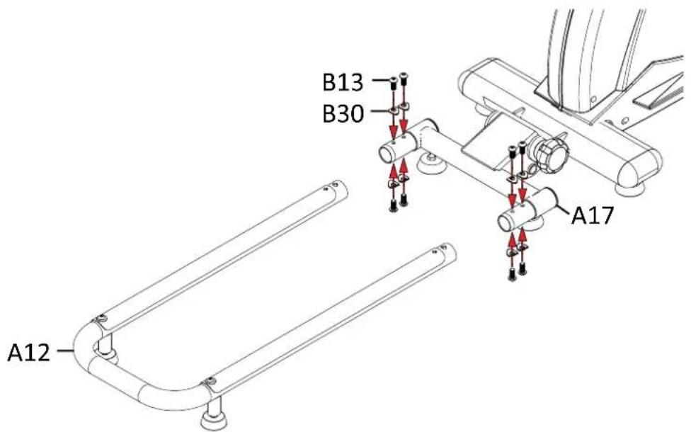 Maxxus CX 4.3F Crosstrainer - Etape 1 : Assemblage des capuchons - 4