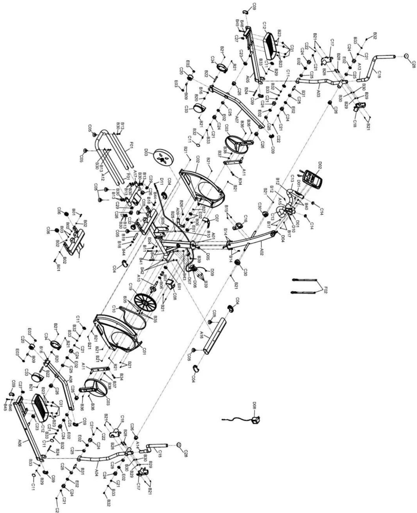 Maxxus CX 4.3F Crosstrainer - Directive n° 2012/19/EU relative aux déchets d'équipements électriques et électroniques (DEEE) - 1