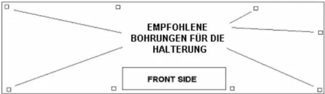 BLOMBERG MKL 5460 X - HINWEIS: DAS FÜR DIE EINBAUKÜCHE VERWENDETET MATERIAL UND DIE LEIME MÜSSEN EINER TEMPERATUREVON MINDESTENS 100^ STANDHALTEN. - 1