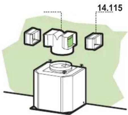 BLOMBERG DKP2160 - LUCHTUITLAAT FILTERSIE - 1