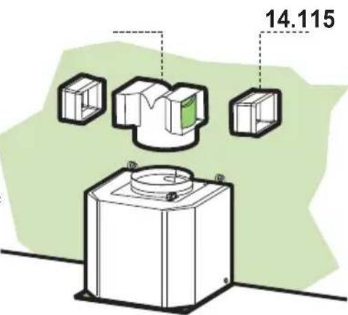 BLOMBERG DKC 5020 X - RECIRKULATIONS VERSION LUFTAFRAEK - 1