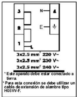 PROLINE PCH 460 T E - Conexión electrica de su hornilla - 1