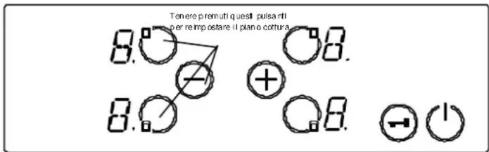 PROLINE PCH 460 T E - REIMPOSTAZIONE PIANO COTTURA - 1
