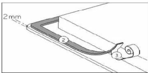 PROLINE IH 478 P - How to fit the gasket: - 1