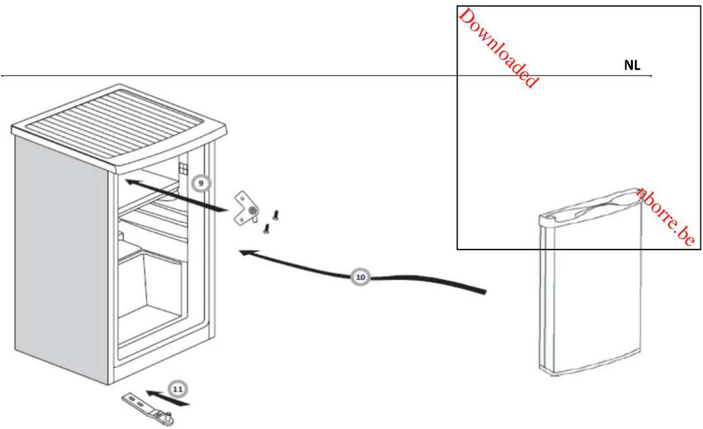 PROLINE TTL 122 P - De deuropening omkeren - 2