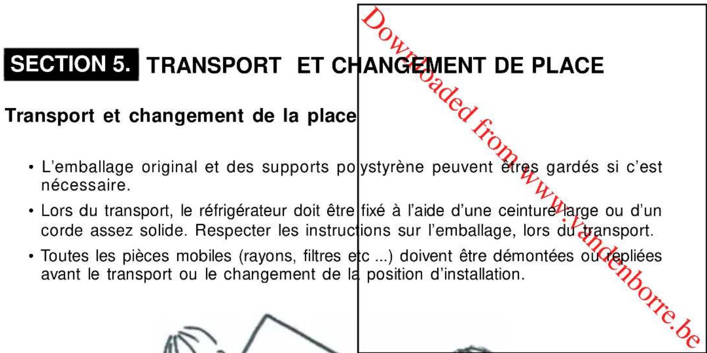 PROLINE TFP240A - Lorsque I'on remplace la lampe du réfrigérateur; - 1