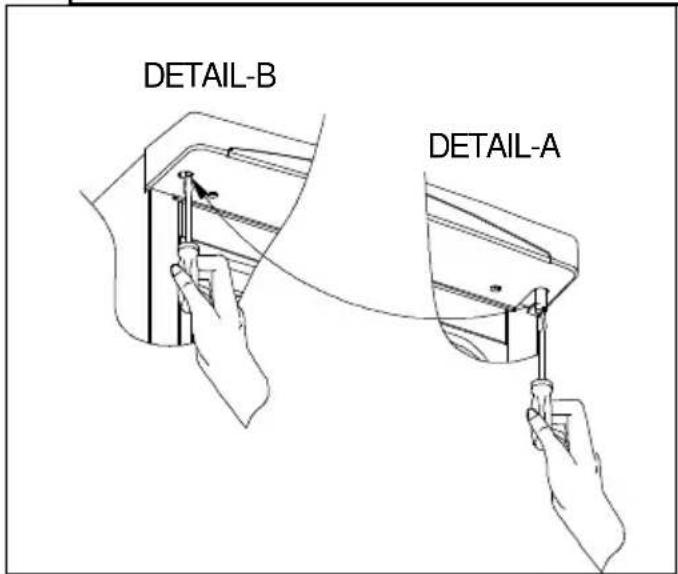 PROLINE TFP240A - Reversing the door - 6