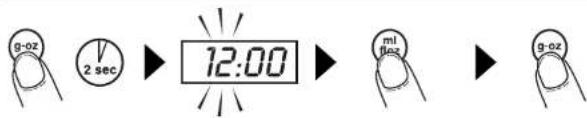 SALTER SL20151 - SETTING THE CLOCK - 1