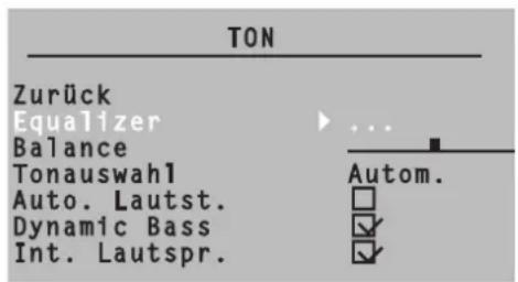 Magnum TV 3760 - Tonmenü aufrufen - 1