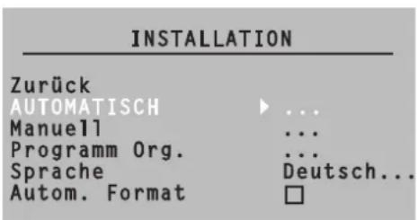 Magnum TV 3760 - AUTOMATISCHE SENDERSUCHE - 1