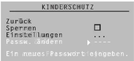 Magnum TV 3760 - Passwordändern - 1
