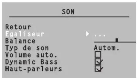 Magnum TV 3760 - MENU À L'ÉCRAN - 1