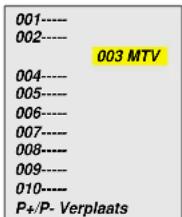 Magnum TV 7052 - PROGR. VERPLAATSEN - 2