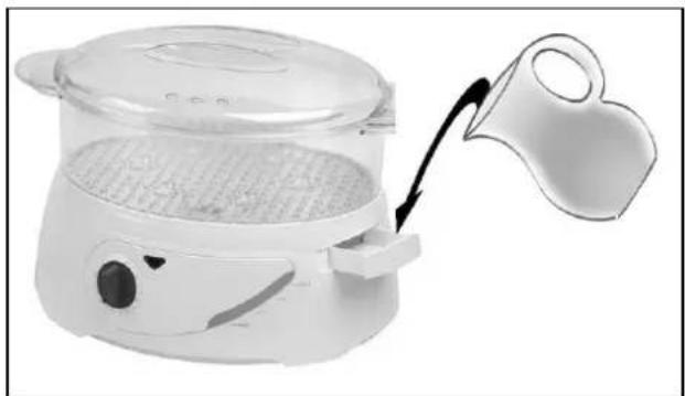 TEAM DG 5 - Einfüllen des Wasserbehälters / Filling the water tank / Remplissage du réservoir / Vullen van de watertank Llenado del deposito / Enchimento do deposito da agua/ Riempimento di serbatoio - 2