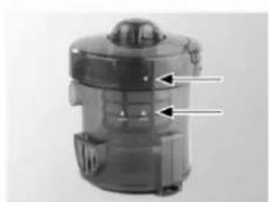 TEAM ST 39 E - LE ON TOP OF THE FILTER CONTAINER SEVERAL TIMES INTO LEFT & O PRE-CLEAN THE HEPA-FILTER (EASY-CLEAN-SYSTEM). - 3