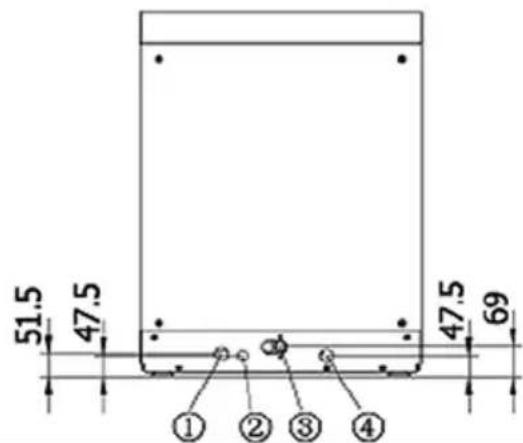 CaterChef U1 309.003 - Aansluiting elektra en water aan/afvoer - 3