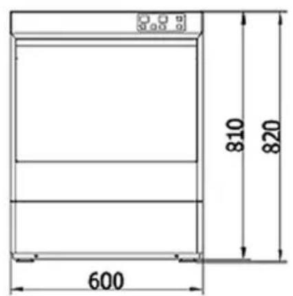 CaterChef U1 309.003 - Aansluiting elektra en water aan/afvoer - 1