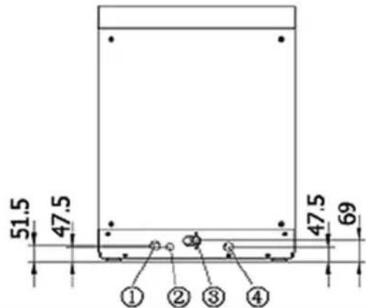 CaterChef U1 309.001 - Aansluiting elektra en water aan/afvoer - 3