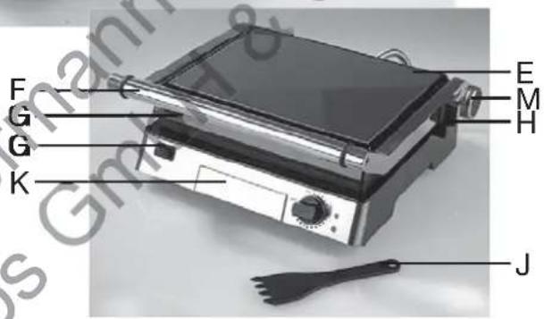 Kitchenware KG 4000 - SESTAVNI DELI IZDELKA/OBSEG DOBAVE - 2