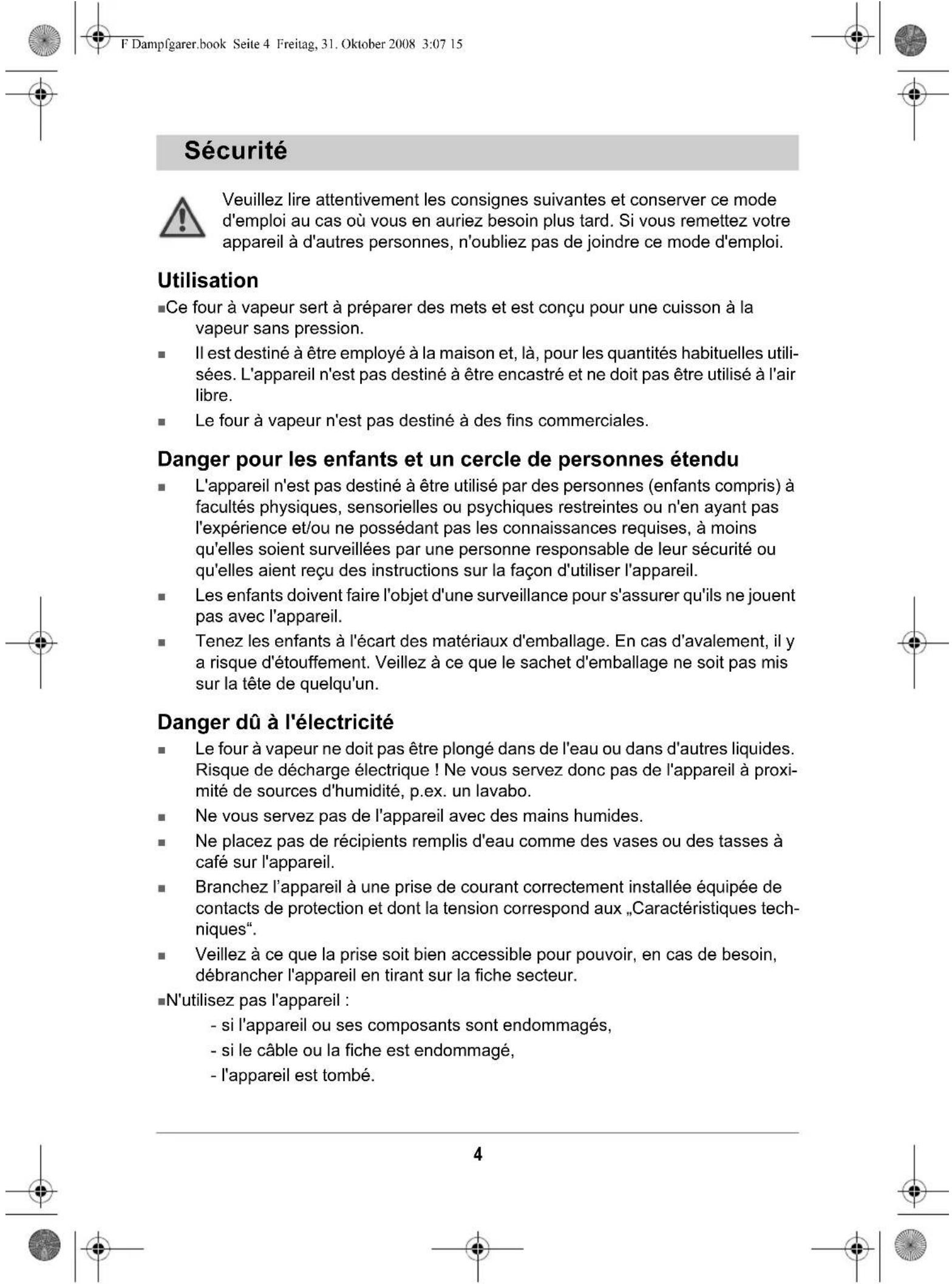 Kitchenware GTSO01 - Bon de garantie 31 - 1