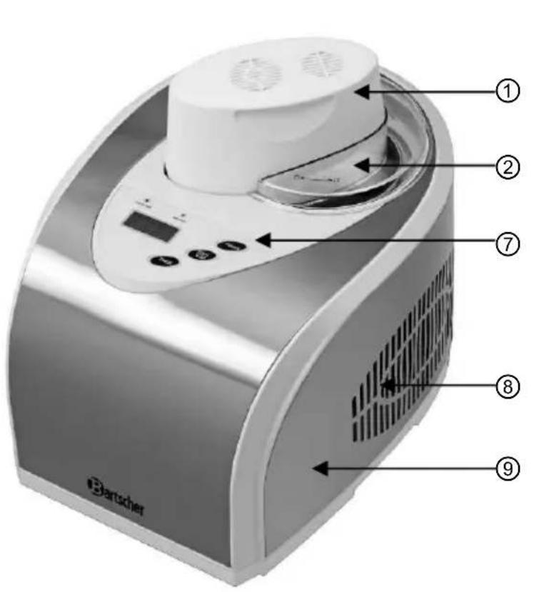 BARTSCHER 135.002 - Overzicht van onderdelen - 1