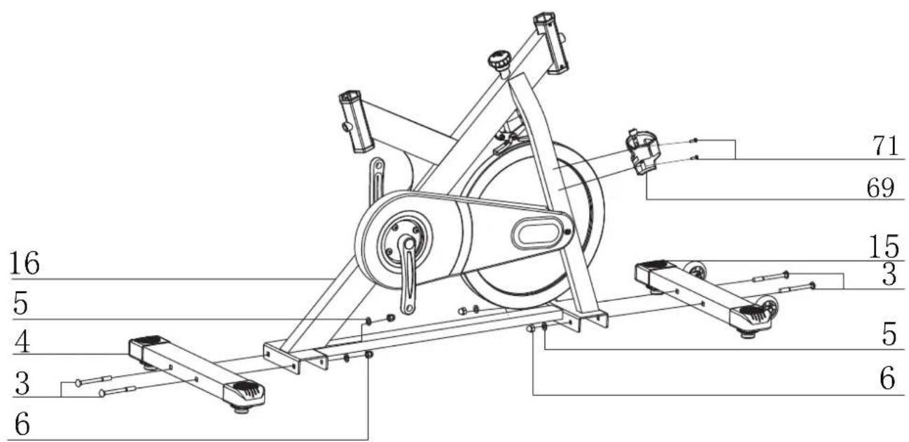 TAURUS IC50 - Étape 1 : montage des pieds - 1