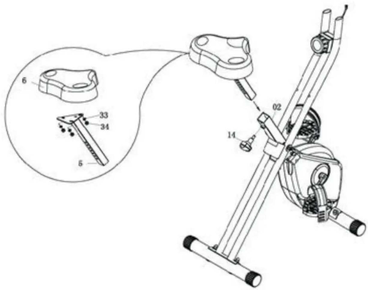 Klarfit XBike 700 - Assembly - Step 3 - 1