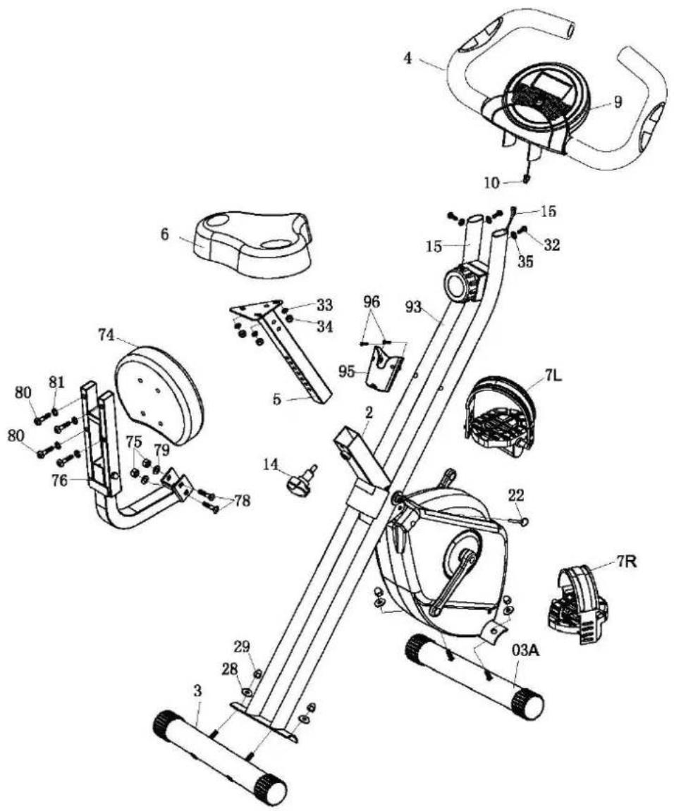 Klarfit XBike 700 - Assembly - 1