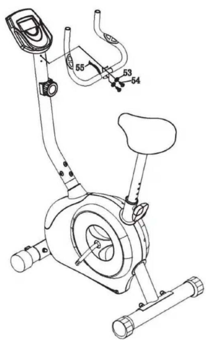 Klarfit Mobi FX 250 - Come estrarre il cavo di prolunga dal supporto anteriore: - 10